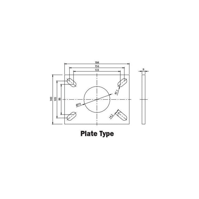 1000kg Rated Heavy Duty Urethane Castor - 200mm - Swivel Plate
