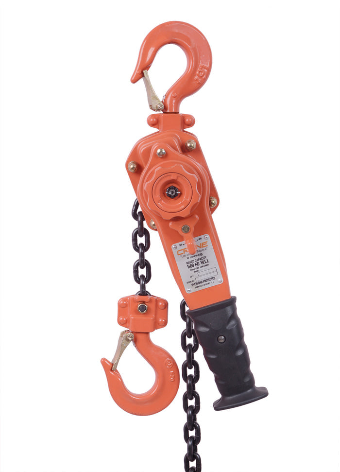 1600kg Rated CRANE TOUGH G100 Lever Block - 1.5m