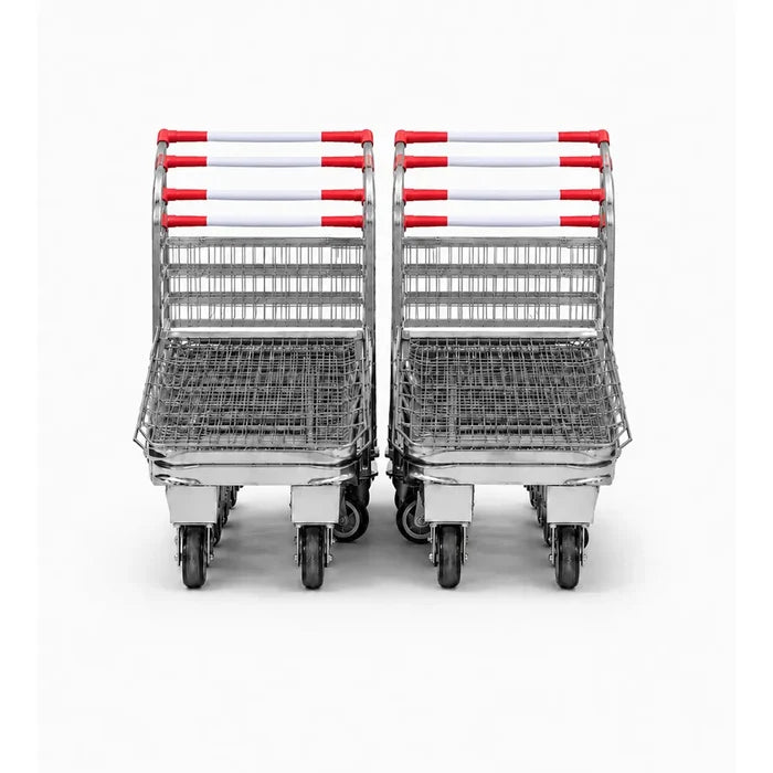 200kg Rated Nesting Cargo Trolley with Basket