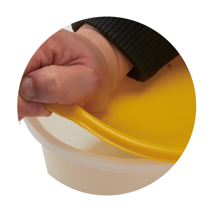 20.8Litre Round Container with Bail - White