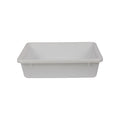 22L Plastic Crate Nesting Container - White