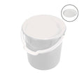 22L White Bucket + Lid