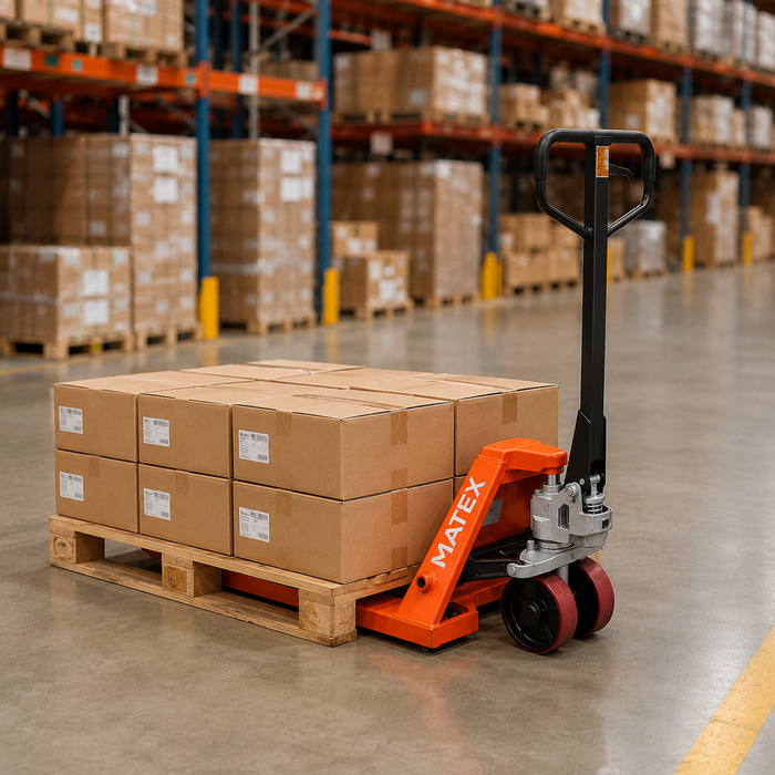 2.5T Rated Pallet Jack with Three Fork Width Options