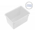 27L Nesting Plastic Crate + Lid
