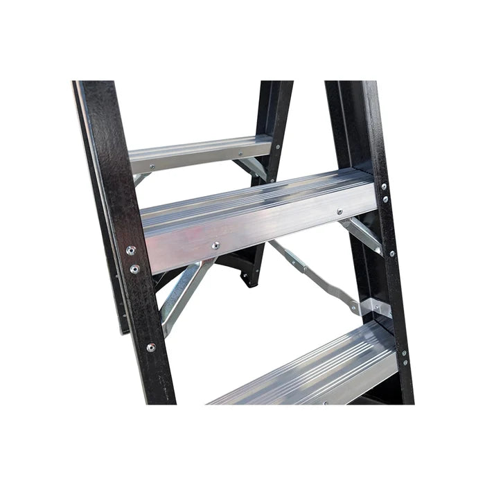 3 - 5 Step 180kg Rated Monstar Pro Fibreglass Step Ladder