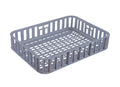 44L Plastic Crate Ventilated Base Tray - Grey