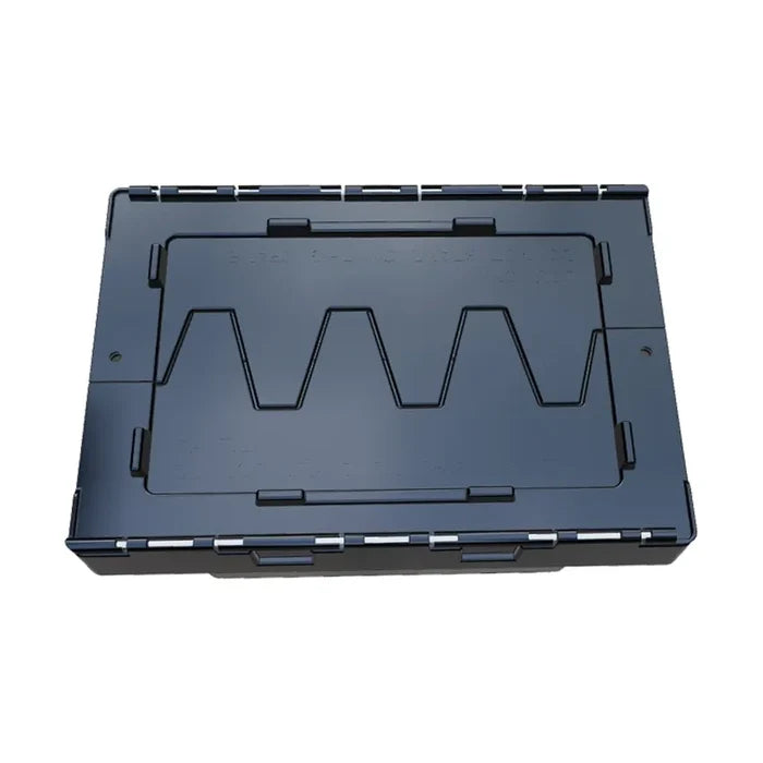 68L Plastic Crate Security With Black Lid