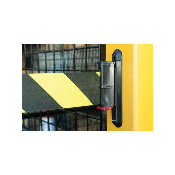 7.6m Retracta-Belt Wall Mount - Black