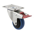 85kg Rated M Series Industrial Castor -75mm - Swivel With Brake