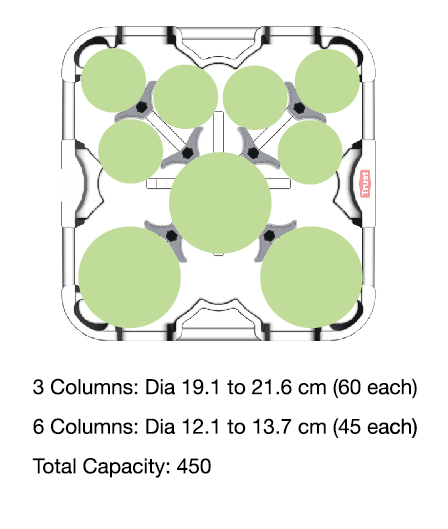Adjustable Tray & Dish Cart  - Dark Brown