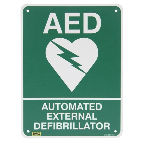 AED Flat Sign