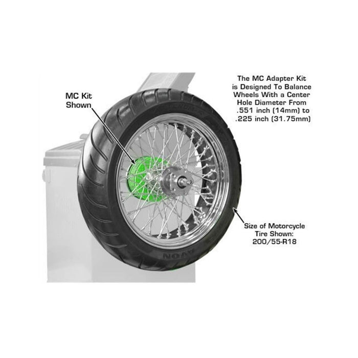 Atlas Motorcycle Wheel Balancer Adapter Kit, AlamoEquipment.com