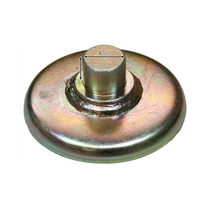 Atlas Round Lift Adapter w/ Rubber Pad 1.5" Peg, AlamoEquipment.com
