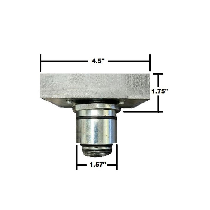 Atlas Slotted Screw-Up Adapters (4 Pc) 1.57" Peg #ATEATTD-ADPTKIT4, AlamoEquipment.com