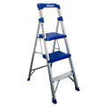 Bailey 135kg Rated Twin Aluminium Platform Ladder - TRADE LYTE