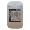 White container with Blue Yel label on a white background