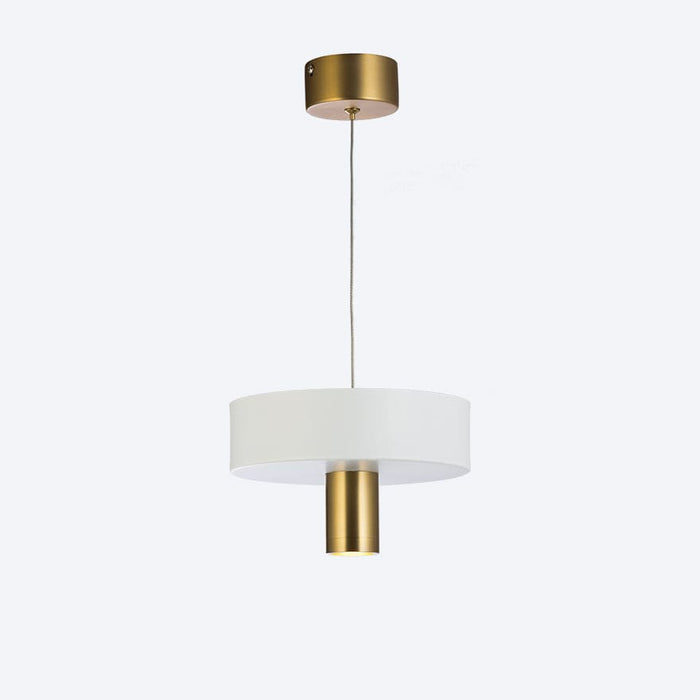 Cambio Drop LED in Brass with Cambio Shade BL White