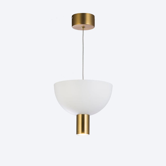 Cambio Drop LED in Brass with Cambio Shade CL White