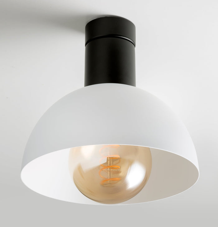 Cambio Shade C White on Cambio Ceiling Black