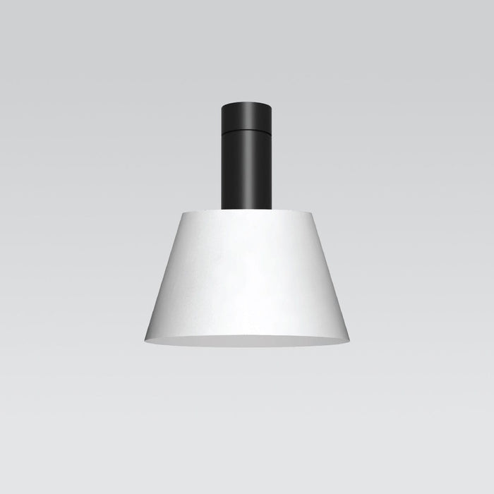 Cambio Shade F White on Cambio Ceiling Black