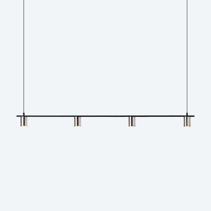 Capri 4 Linear Pendant Light Nickel