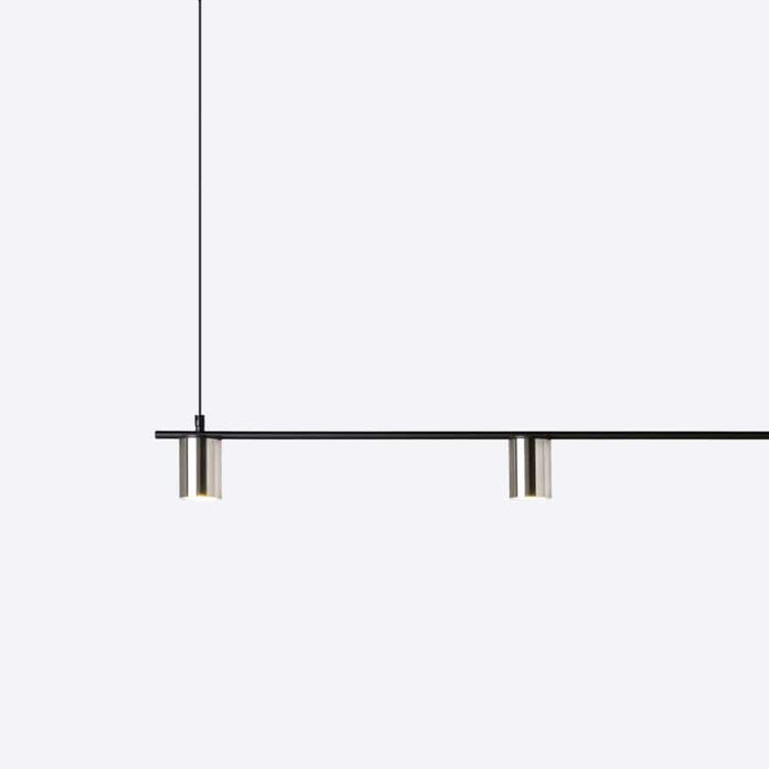 Capri 4 Linear Pendant Light Nickel