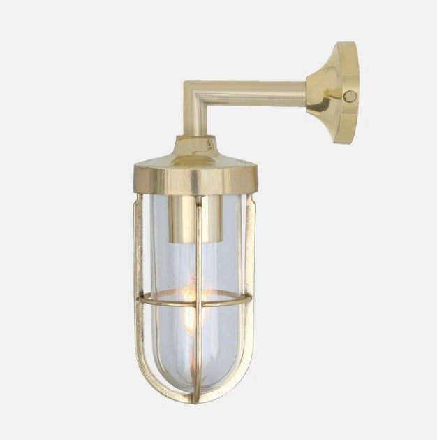 Cladach Outdoor Wall Light solid brass weatherproof design with warm glow seconds item