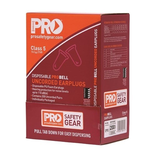 Disposable Uncorded Earplugs