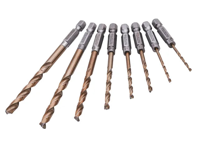 Faithfull XMS 8-Piece Quick Change Impact Driver Drill Bit Set – Fast, Accurate & Durable-Eclipse Fencing
