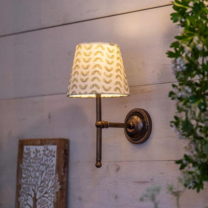 Finberry Fabric Shade Lupin Wall Light with elegant fabric shade and ambient lighting