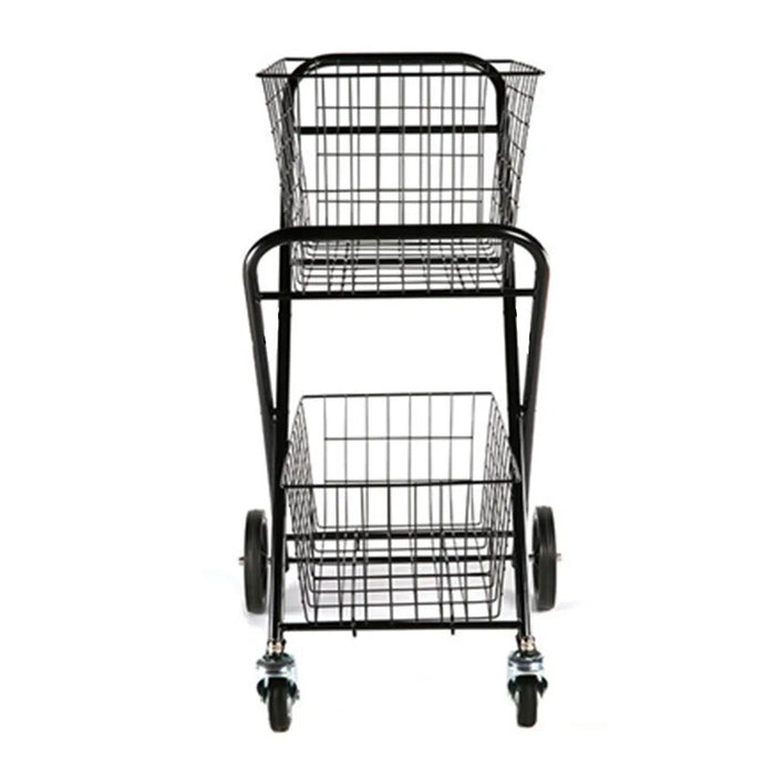 Foldable Shopping Trolley - Double Baskets