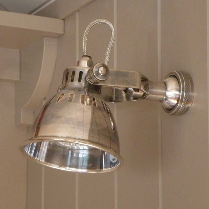 Foxton Adjustable Spotlight by Chehoma industrial wall light with adjustable head and sleek design