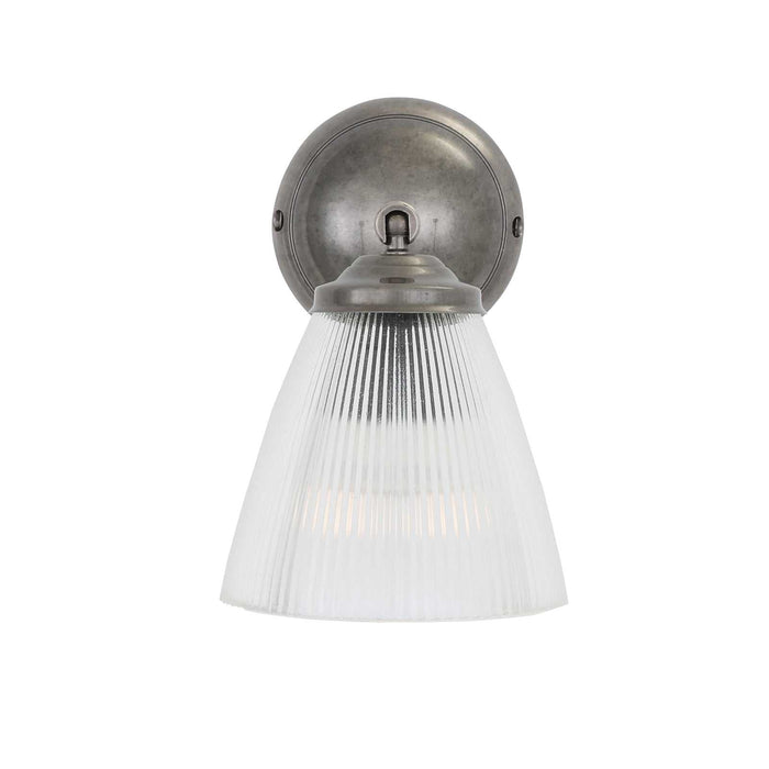 Gadar Adjustable Wall Light with prismatic glass shade and swivel bracket for modern interiors