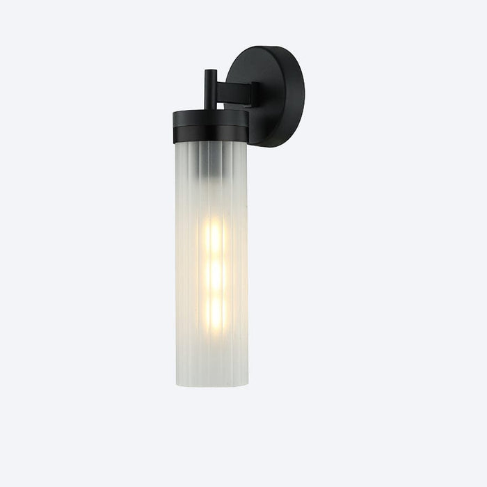 GEORGIA GLASS RIBBED WALL LIGHT