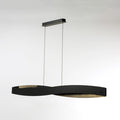 GILDA LED LINEAR PENDANT BLACK ON
