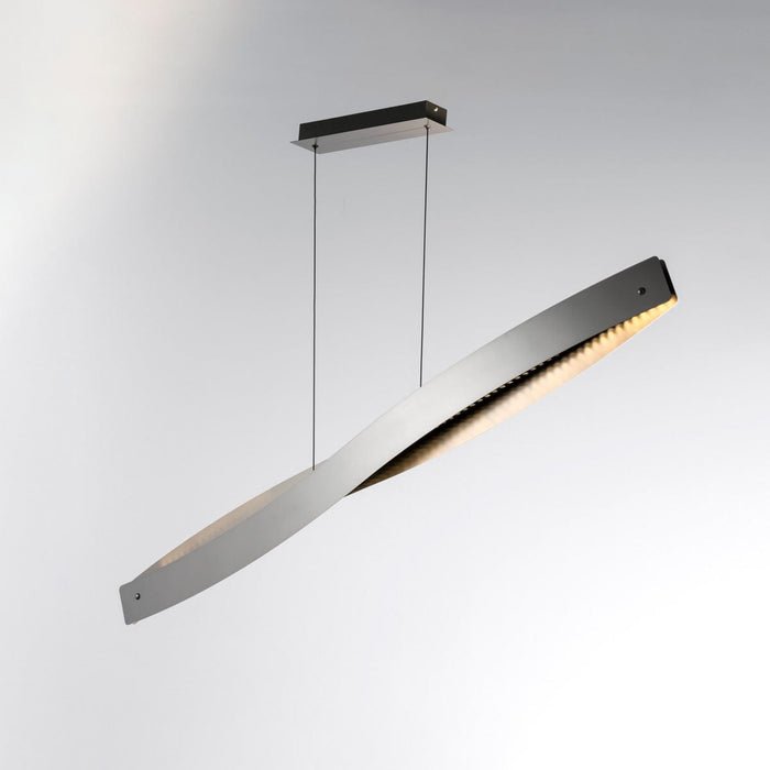 GILDA LED LINEAR PENDANT GREY ON