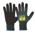 Green Nitrile Sand Dip Palm Glove [Size: 9]
