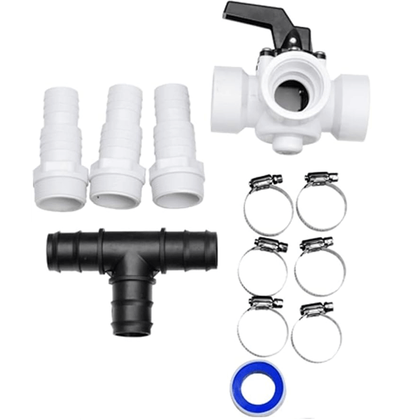 H2OFUN SOLAR HEATER FOR ABOVE GROUND SWIMMING POOLS 3-WAY VALVE AND DIVERTER KIT