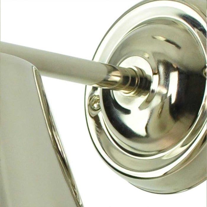 Henley Bell Wall Light large solid brass bell-shaped wall light in polished nickel finish