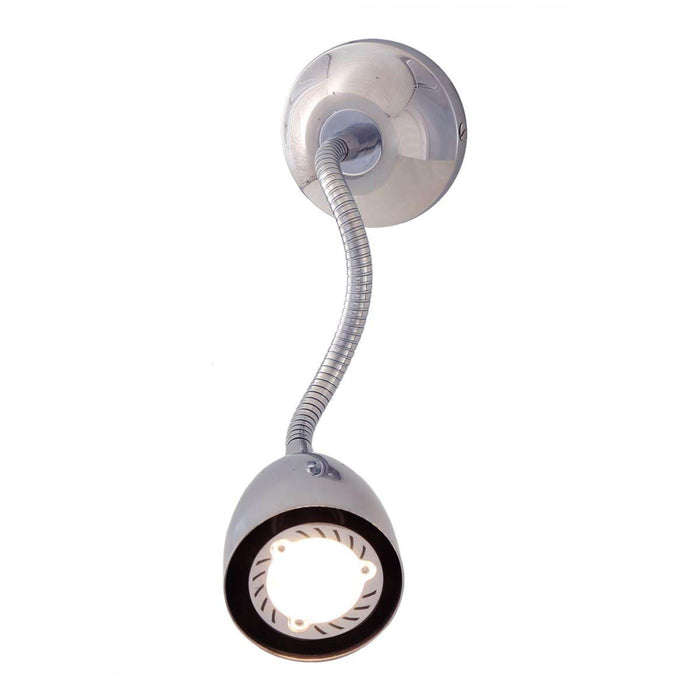 Huxley Adjustable Bedside Reading Light wall-mounted sleek brass gooseneck task lamp