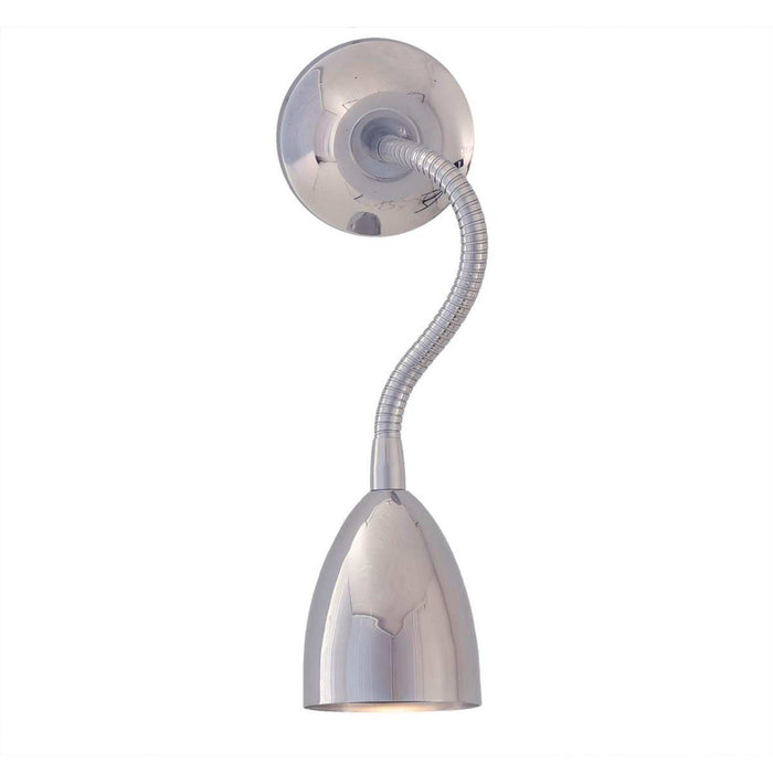 Huxley Adjustable Bedside Reading Light with sleek gooseneck arm and brass finish for focused bedroom and office lighting