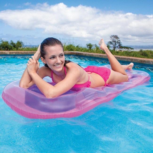 Intex 18 Pocket Suntanner Pink Lounger #59895EU - H2oFun.co.uk