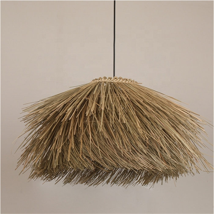 Kumo Wabi-Sabi Woven Rattan Pendant Light | Handcrafted Japanese-Style Chandelier – side view