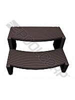 Life Spa Step in Espresso - H2oFun.co.uk