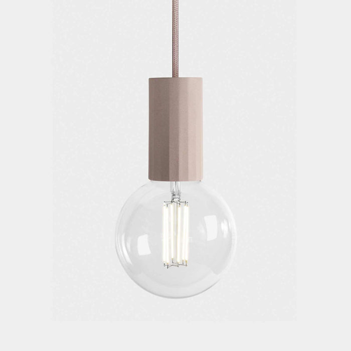 Modern Scandi Simple Bulb Pendant Light in ceramic with minimalist Scandinavian design for stylish home lighting