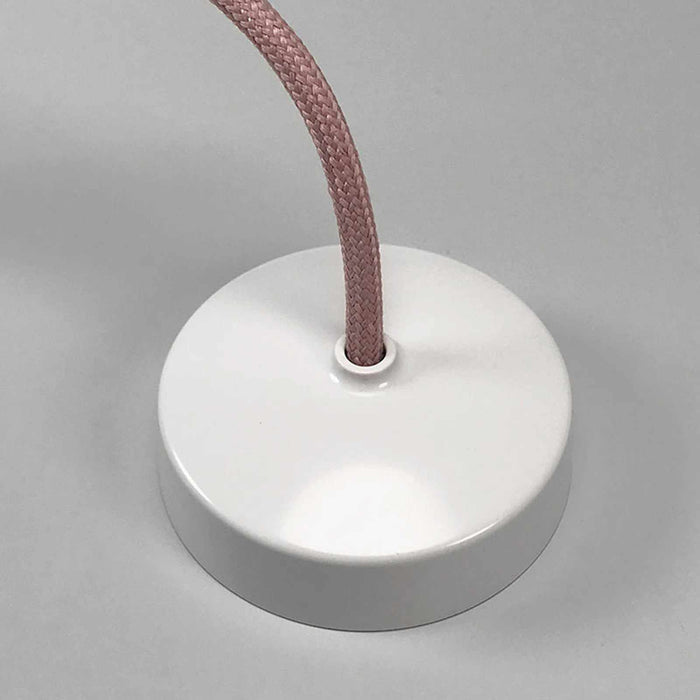 Modern Scandi Simple Bulb Pendant Light in glazed ceramic with minimalist Scandinavian design