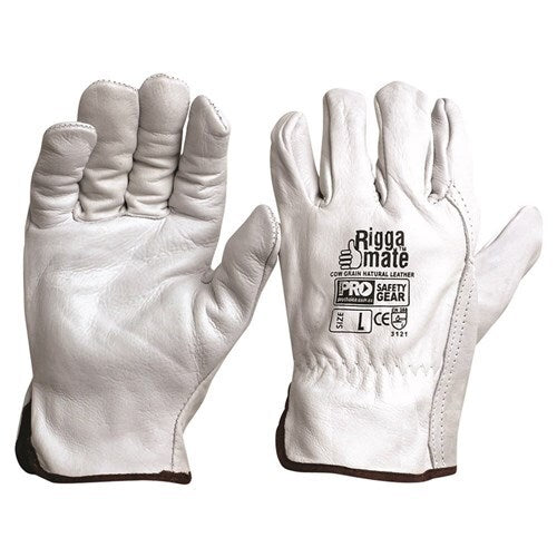 Natural Cowgrain Gloves [Size: Extra Extra Extra Large]