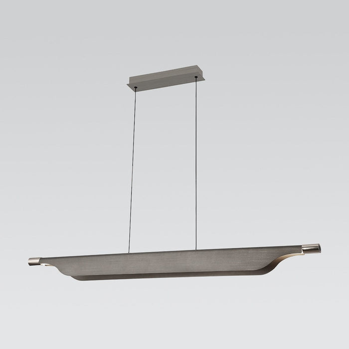OBERON LED LINEAR PENDANT GREY OFF