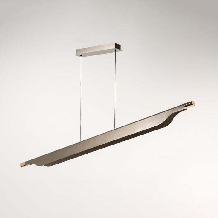 OBERON LED LINEAR PENDANT GREY OFF
