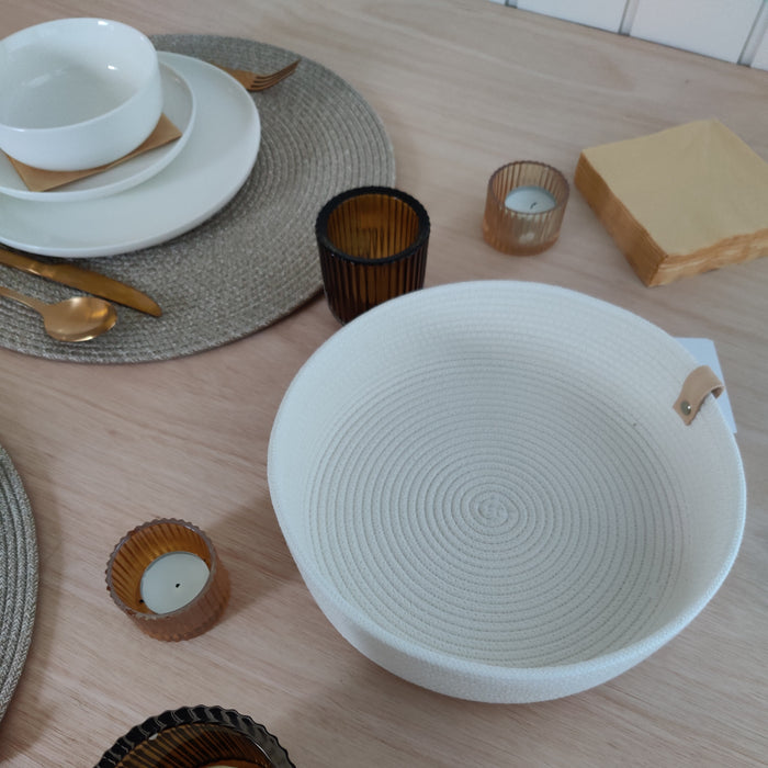 Plate High Ecru